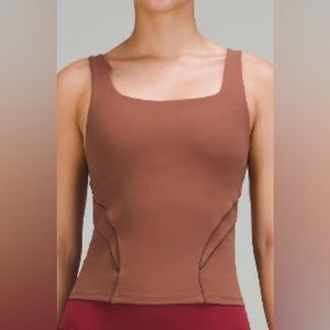 Lululemon Nulu and Mesh-back Shelf Bra Tank Top. Size 10.